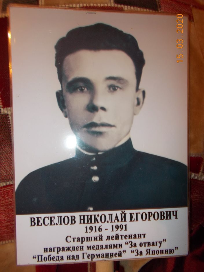 Веселов Николай Егорович